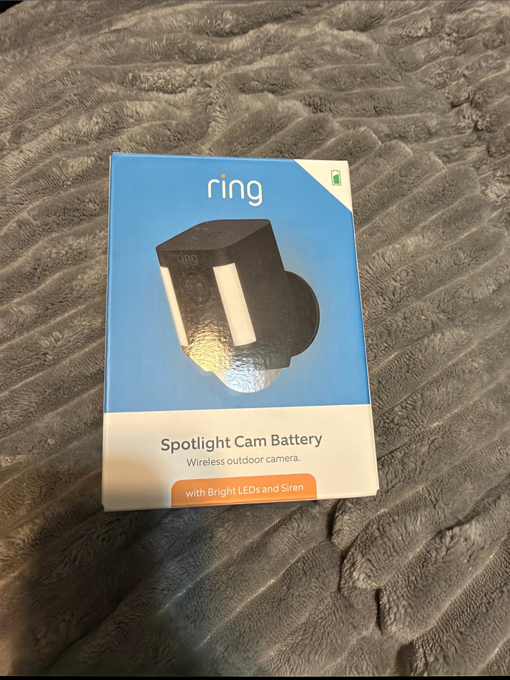 Ring Spotlight Cam Battery - Black and White (SEALED NEW)